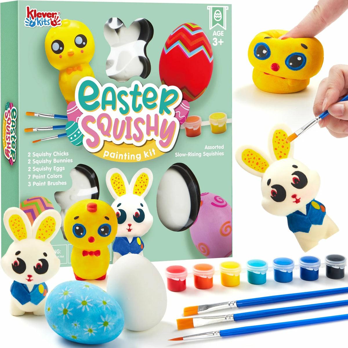 16Pcs Blank Easter Animal Character Squishy Toys Easter Toys