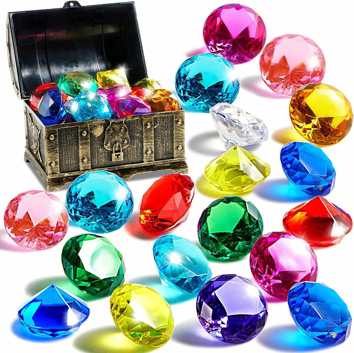 16Pcs Colorful Underwater Gem Pool Toys Pool Toys & Games