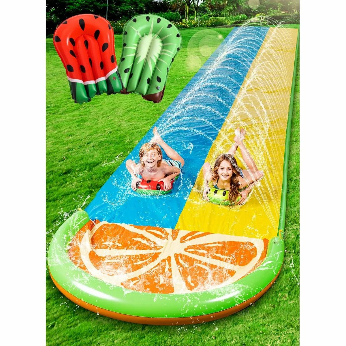 2Pcs Bodyboards And Water Slide 20Ft Toys