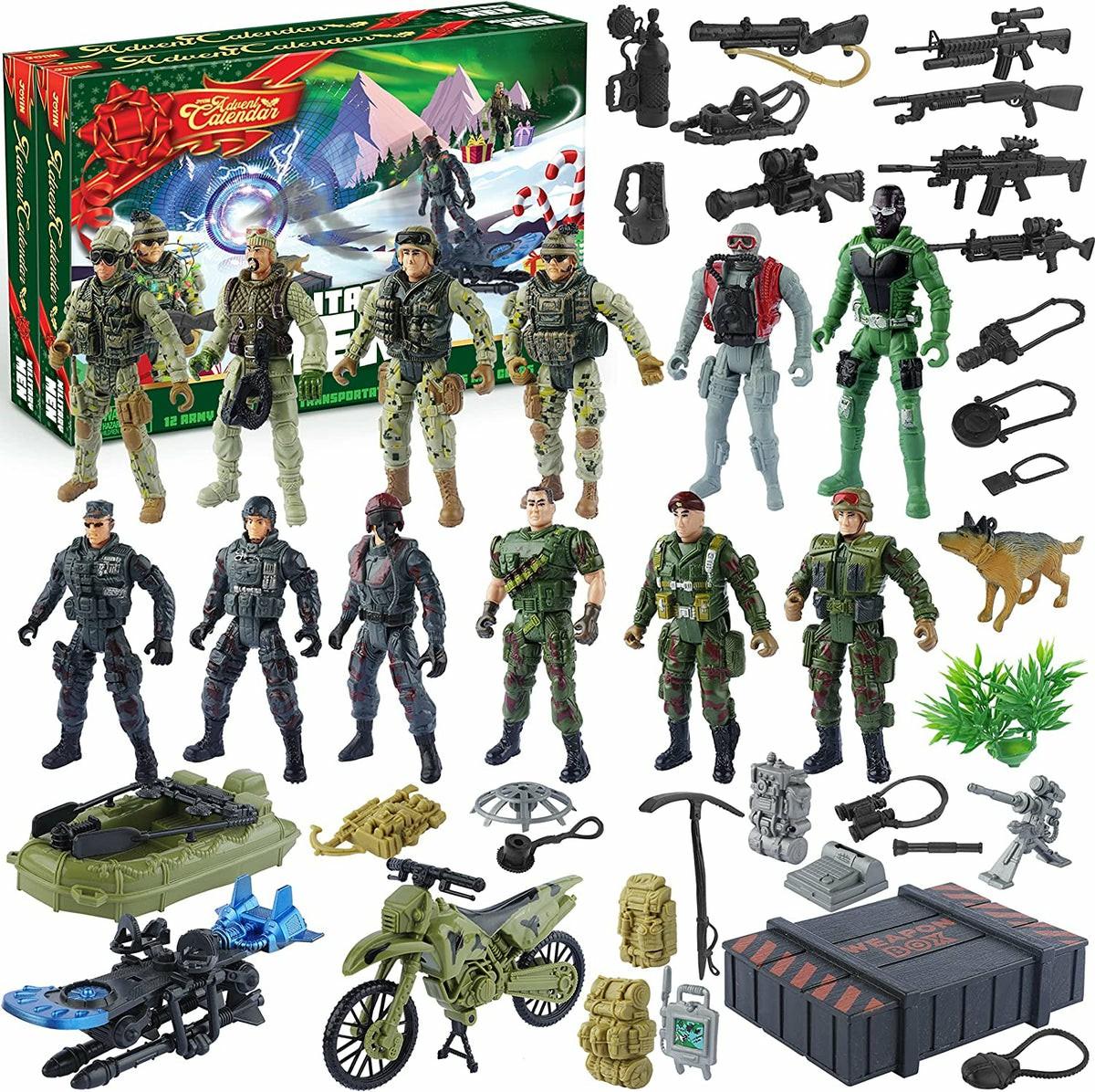 Advent Calendar Military Army Men Christmas Advent Calendars