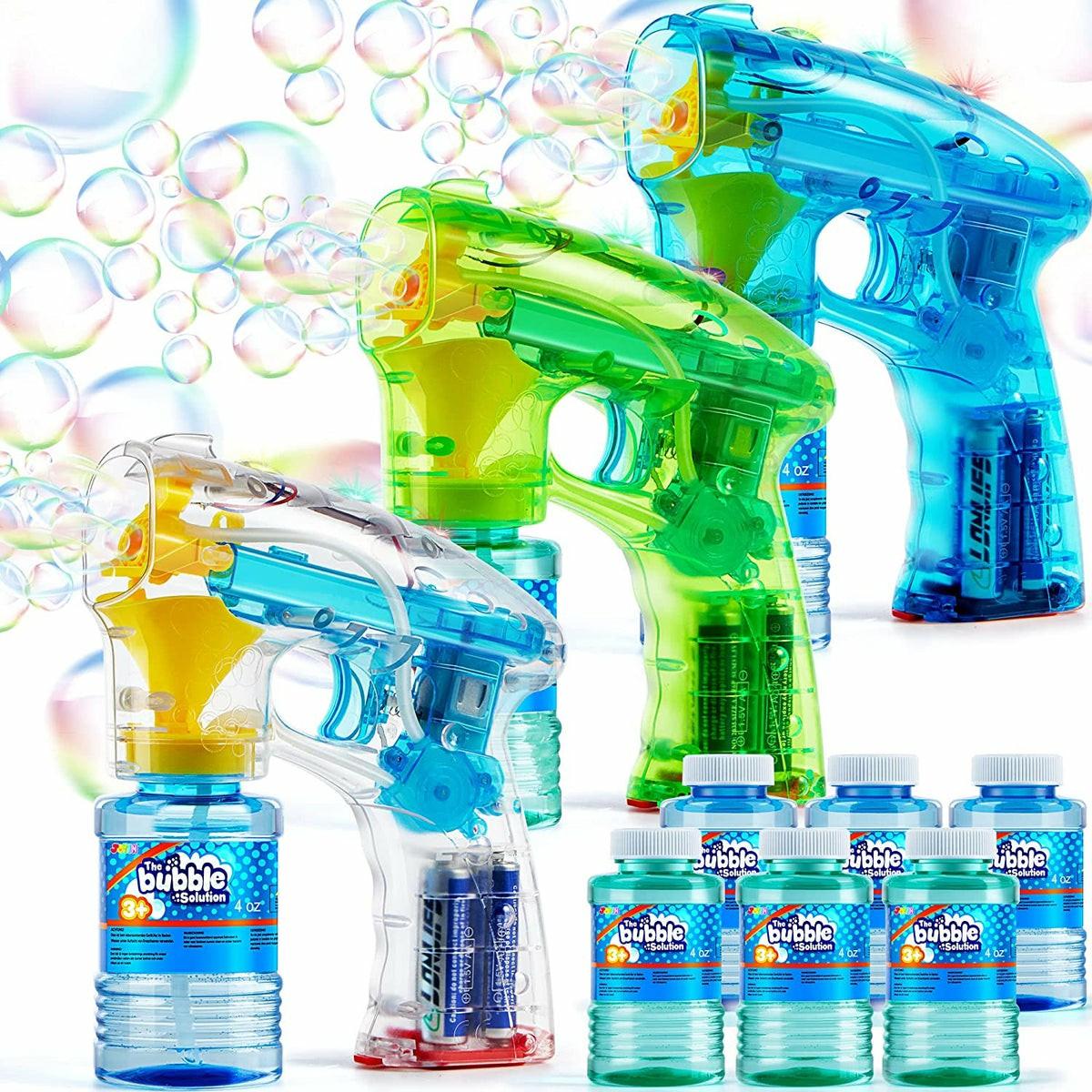 Bubble Guns Kit, 3 Pcs Bubbles