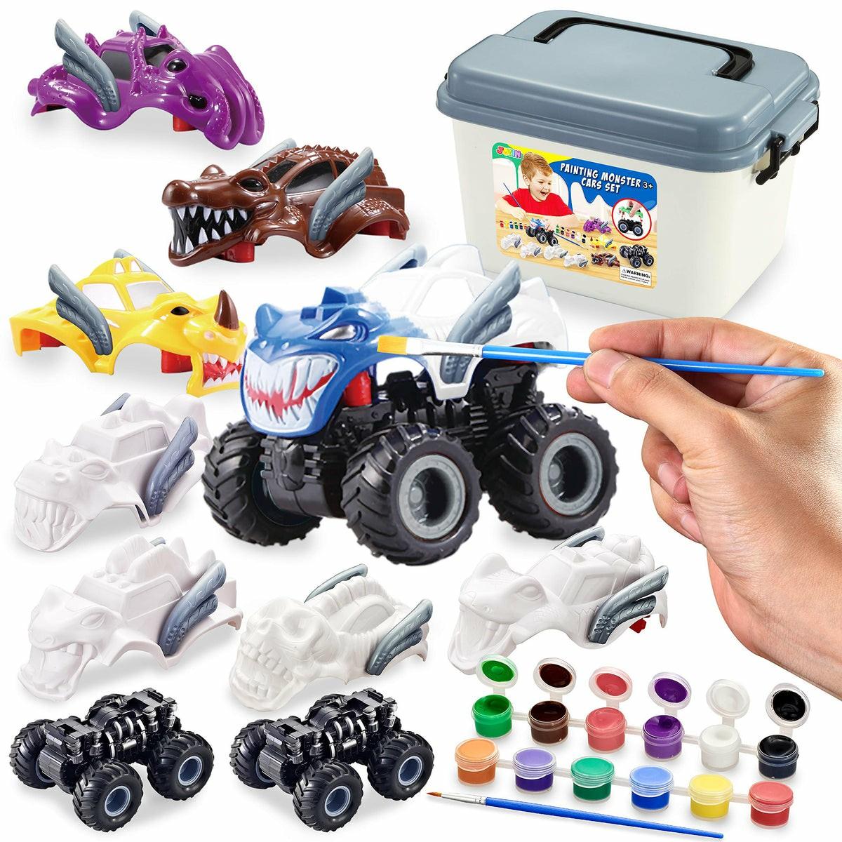 Craft Kit Build & Paint Your Own Monster Car Arts & Crafts