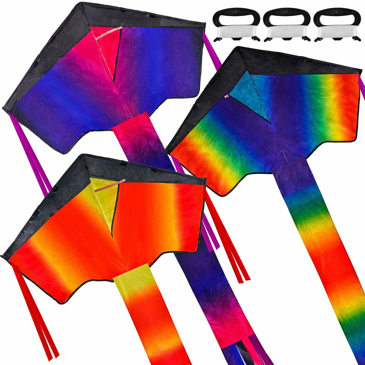 Delta Multicolor Kite, 3 Packs Kites