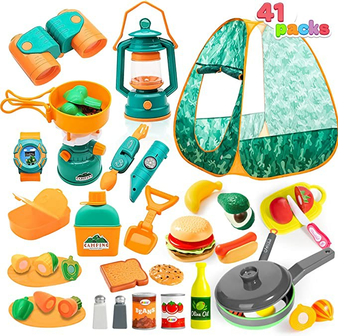 Kids Camping Set With Tent Nature Exploration