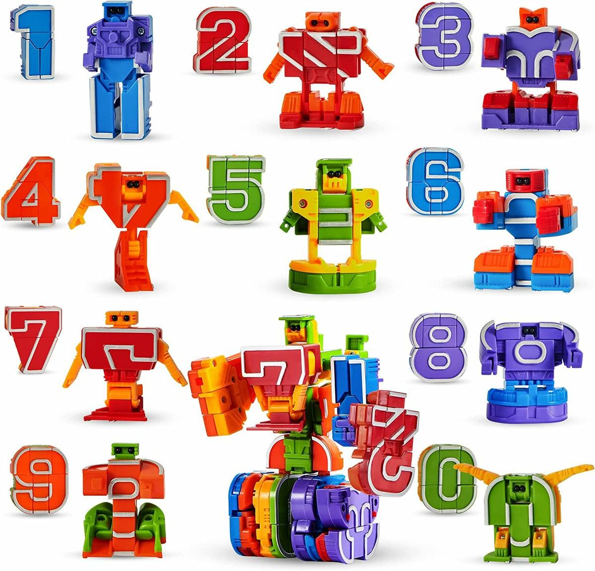 Number Robot Action Figure Learning & Educations Toys