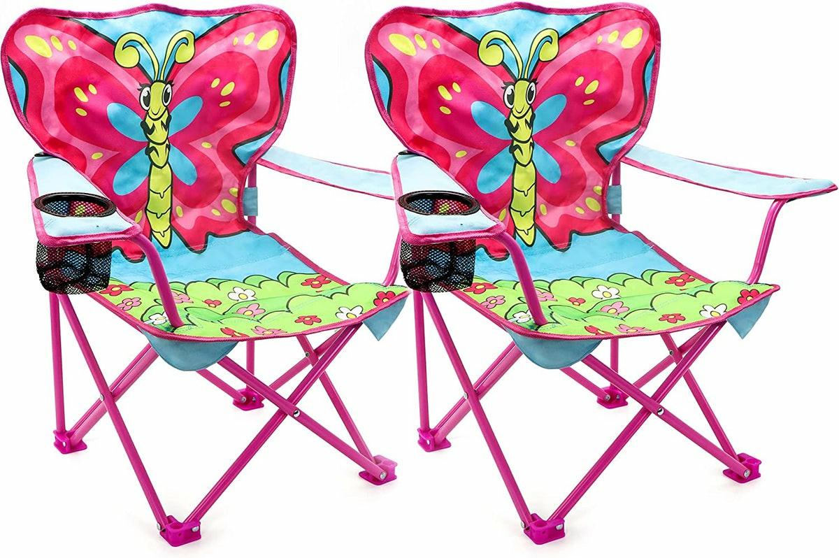 Outdoor Butterfly Picnic Chair For Kids, 2 Pcs Outdoor Toys