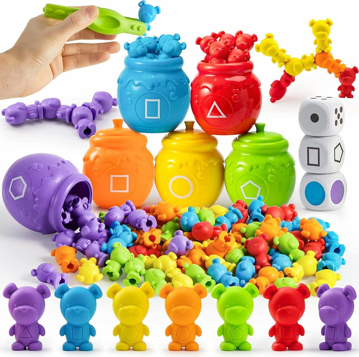 Play-Act Counting And Sorting Bears Toy Set Learning & Educations Toys