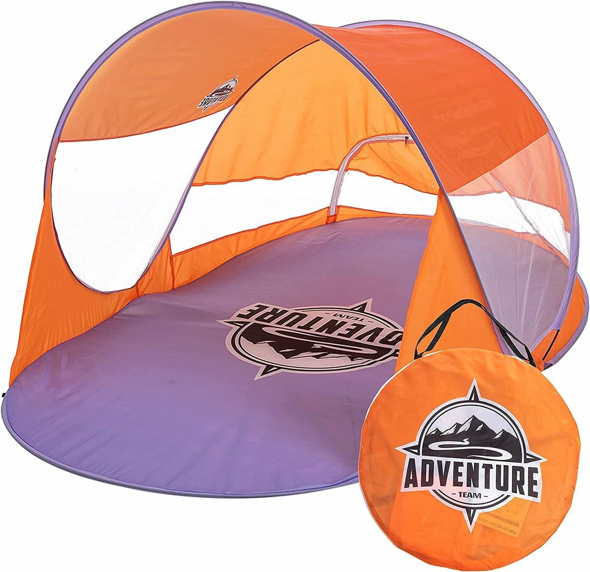 Push Bubble Up Beach Tent (Orange) Outdoor Toys