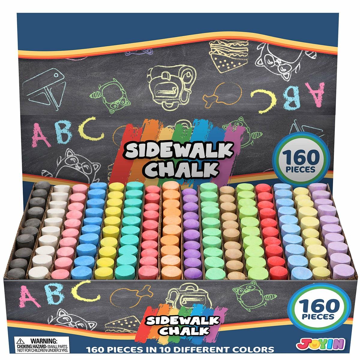 Washable Sidewalk Jumbo Chalk Set Arts & Crafts